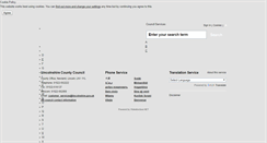 Desktop Screenshot of microsites.lincolnshire.gov.uk