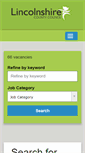 Mobile Screenshot of jobs.lincolnshire.gov.uk