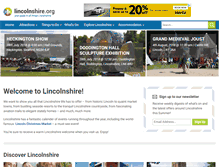 Tablet Screenshot of lincolnshire.org